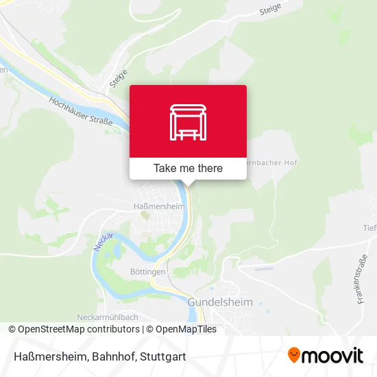 Карта Haßmersheim, Bahnhof