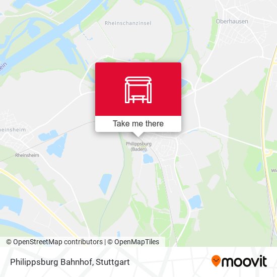 Philippsburg Bahnhof map
