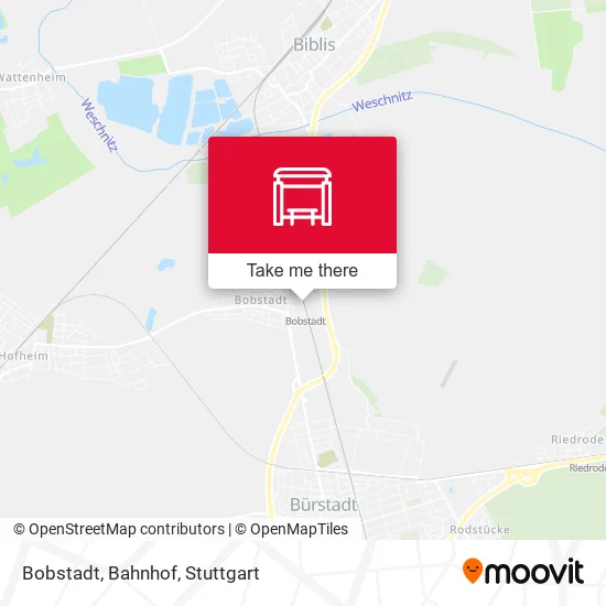 Карта Bobstadt, Bahnhof