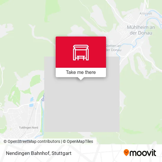 Карта Nendingen Bahnhof