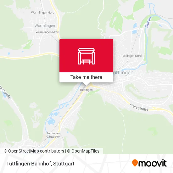 Карта Tuttlingen Bahnhof