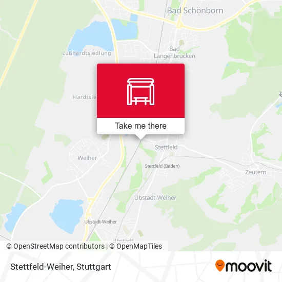 Карта Stettfeld-Weiher
