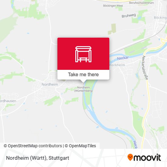 Nordheim (Württ) map