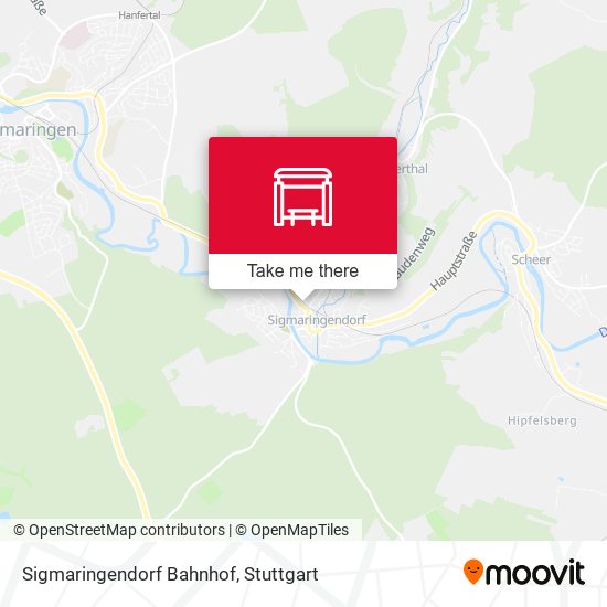 Sigmaringendorf Bahnhof map