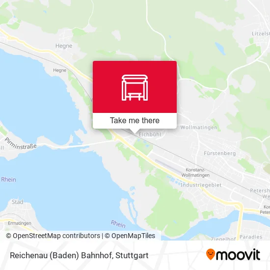 Карта Reichenau (Baden) Bahnhof