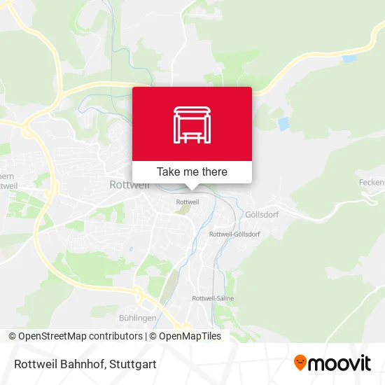 Карта Rottweil Bahnhof