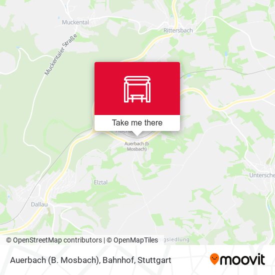 Auerbach (B. Mosbach), Bahnhof map