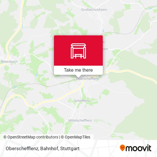 Oberschefflenz, Bahnhof map