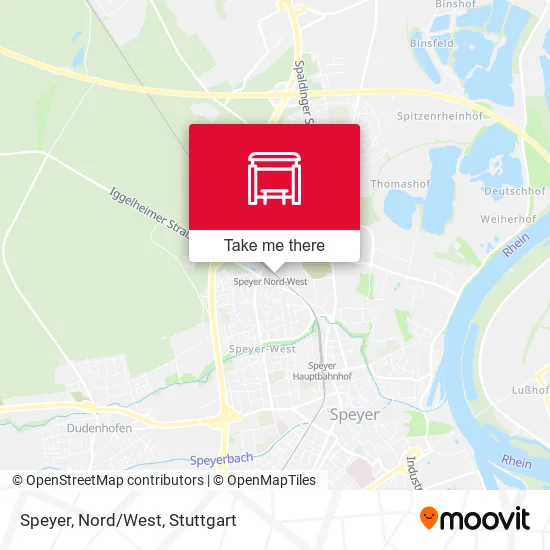 Карта Speyer, Nord/West