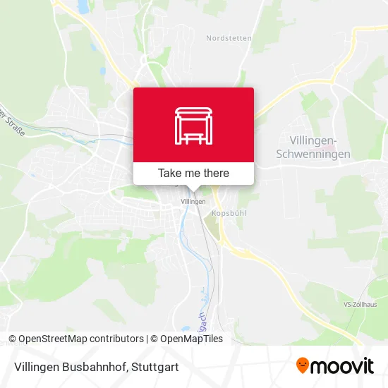 Карта Villingen Busbahnhof