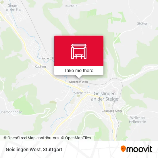 Карта Geislingen West