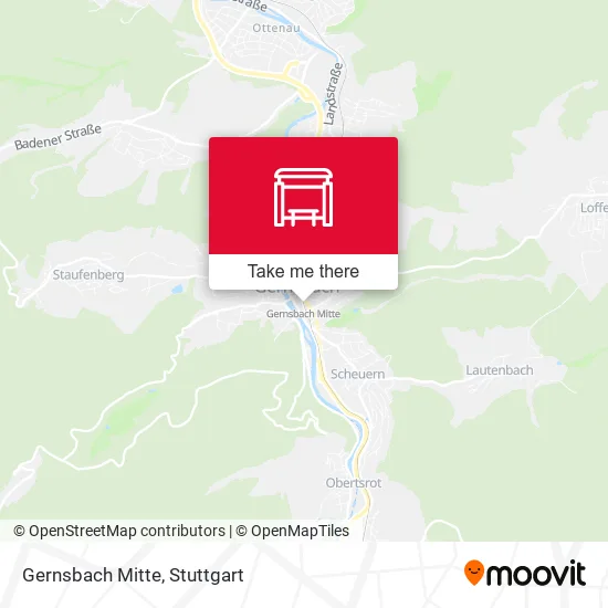 Карта Gernsbach Mitte