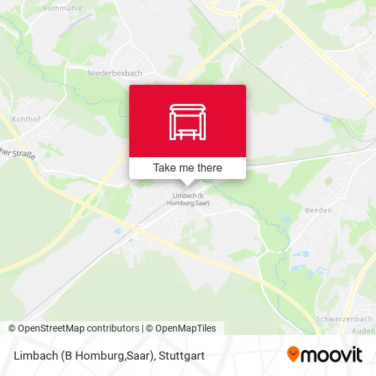 Карта Limbach (B Homburg,Saar)