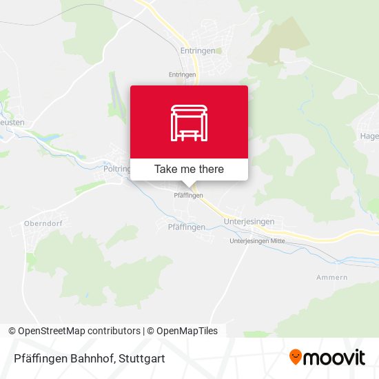 Pfäffingen Bahnhof map