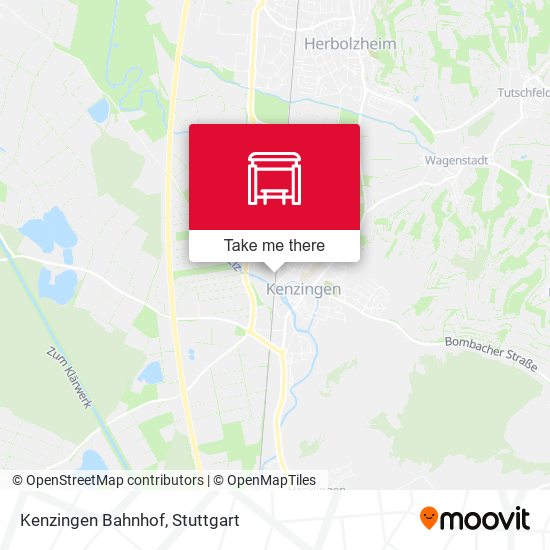 Карта Kenzingen Bahnhof