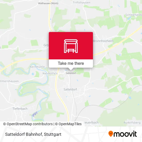 Карта Satteldorf Bahnhof