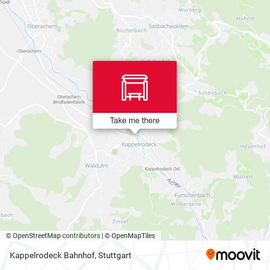 Карта Kappelrodeck Bahnhof