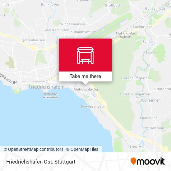 Карта Friedrichshafen Ost