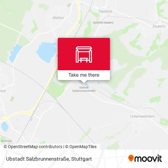 Карта Ubstadt Salzbrunnenstraße
