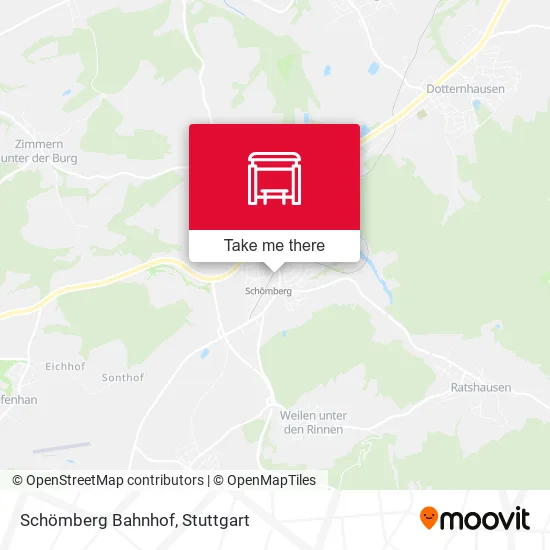 Карта Schömberg Bahnhof