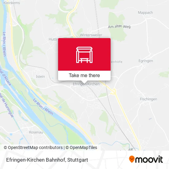 Карта Efringen-Kirchen Bahnhof