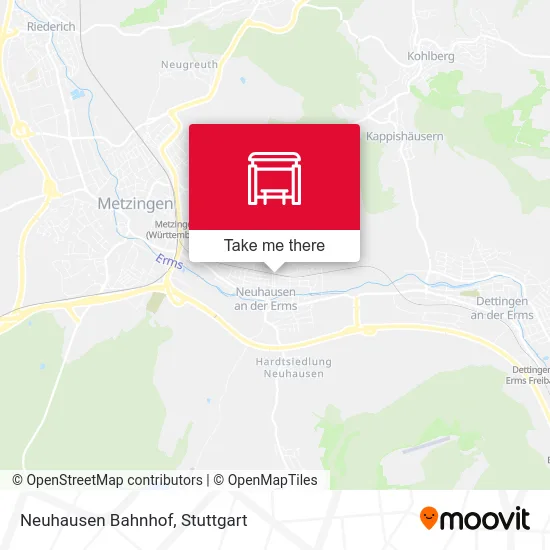 Карта Neuhausen Bahnhof