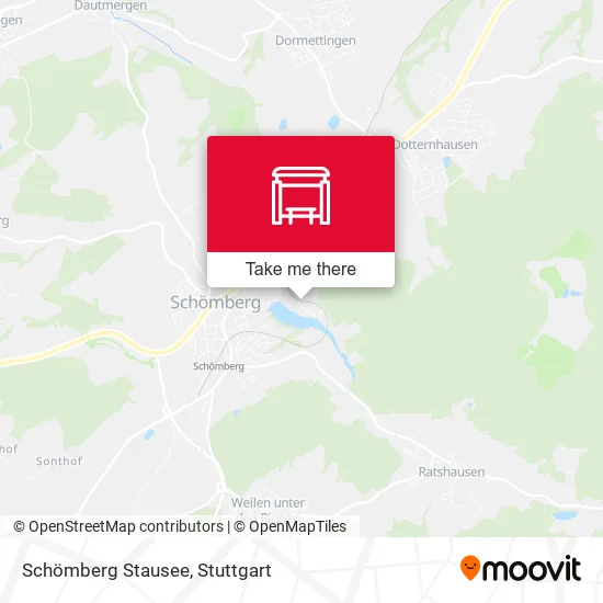 Карта Schömberg Stausee