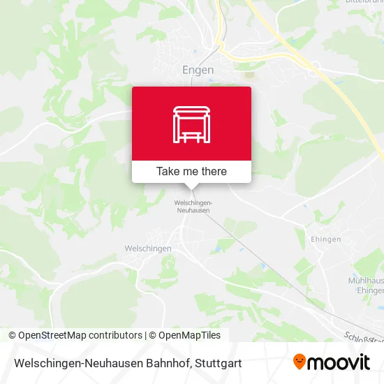 Карта Welschingen-Neuhausen Bahnhof
