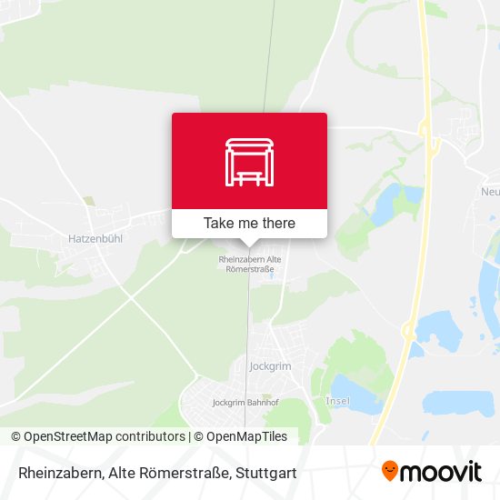 Карта Rheinzabern, Alte Römerstraße