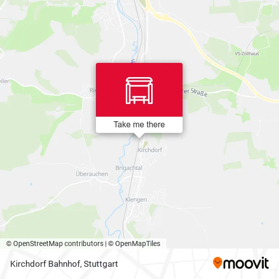 Карта Kirchdorf Bahnhof