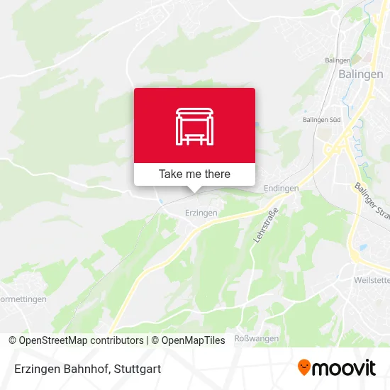 Erzingen Bahnhof map
