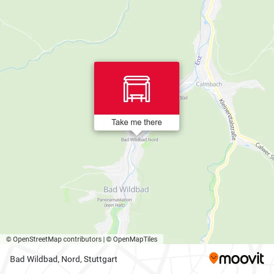 Карта Bad Wildbad, Nord