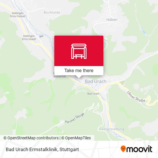 Карта Bad Urach Ermstalklinik