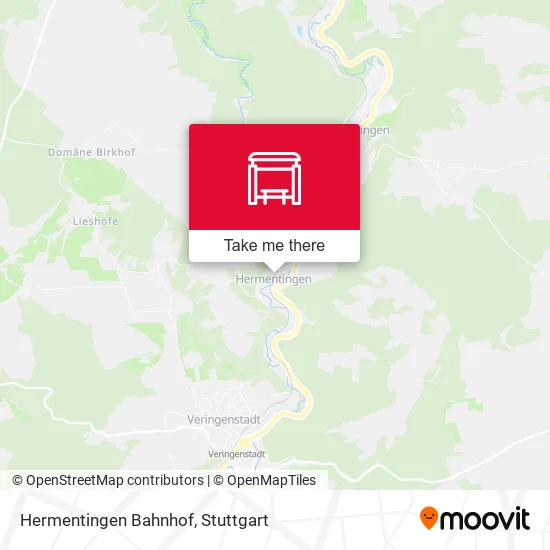 Карта Hermentingen Bahnhof