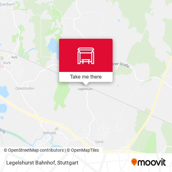 Legelshurst Bahnhof map