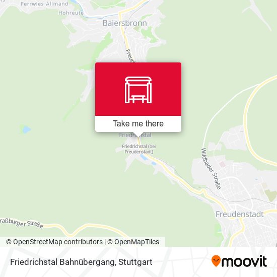 Friedrichstal Bahnübergang map