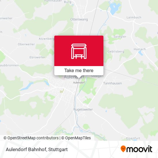 Карта Aulendorf Bahnhof