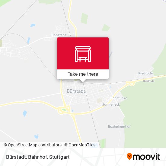 Bürstadt, Bahnhof map