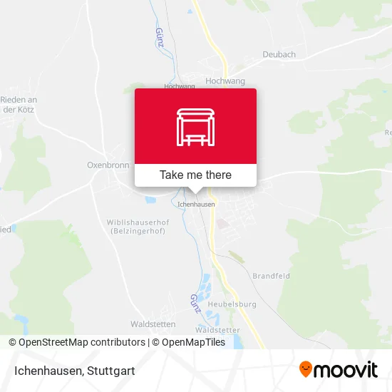 Ichenhausen map