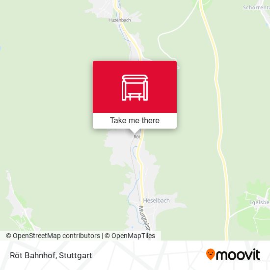 Röt Bahnhof map