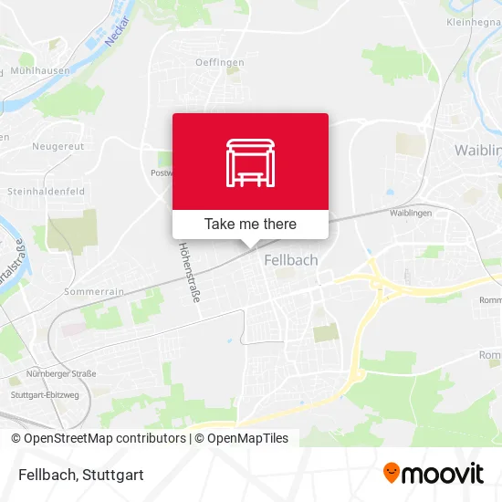 Карта Fellbach