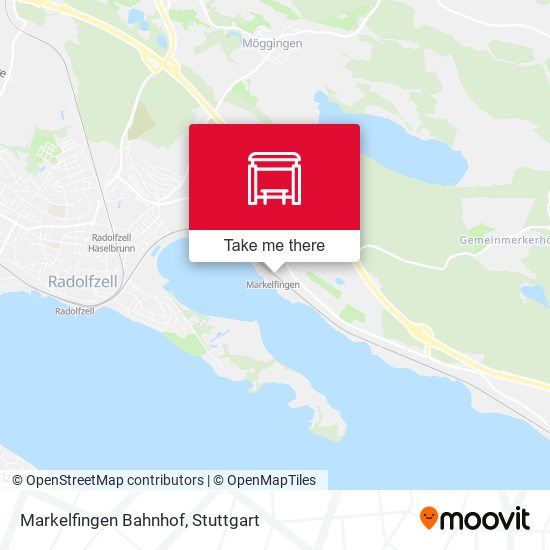 Markelfingen Bahnhof map