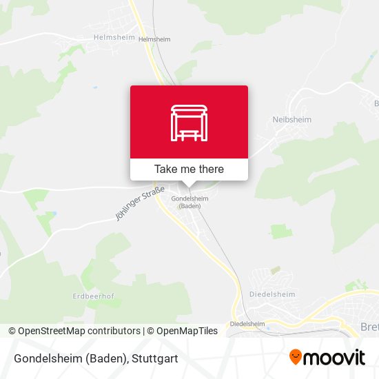 Карта Gondelsheim (Baden)