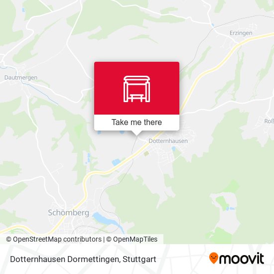 Dotternhausen Dormettingen map