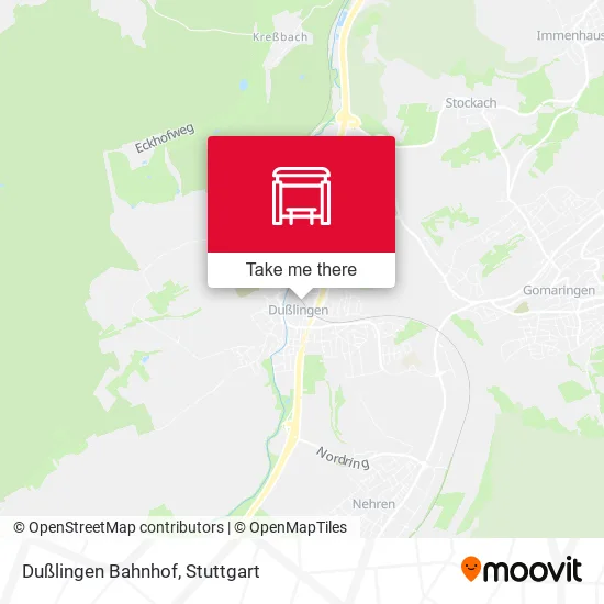 Карта Dußlingen Bahnhof