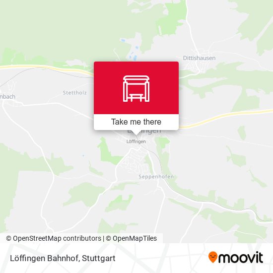 Löffingen Bahnhof map