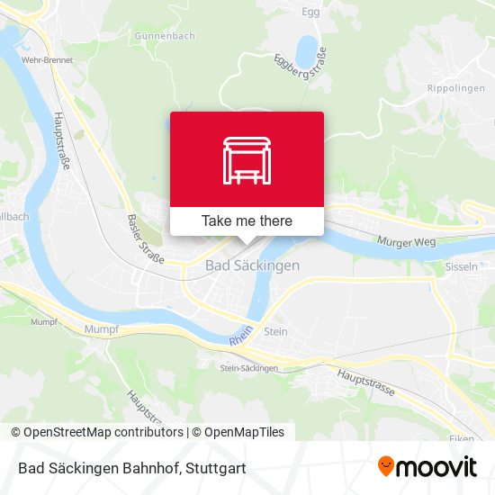 Bad Säckingen Bahnhof map