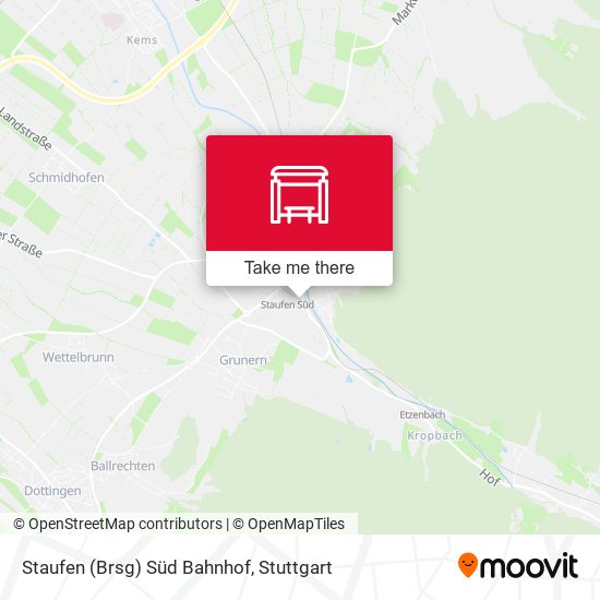 Staufen (Brsg) Süd Bahnhof map