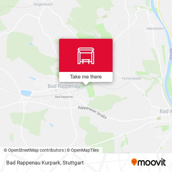 Bad Rappenau Kurpark map