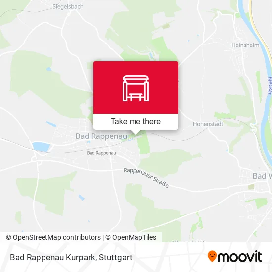 Карта Bad Rappenau Kurpark